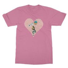 Load image into Gallery viewer, Alice in Wonderland T-Shirt - Heart Shaped Design - Softstyle T-Shirt