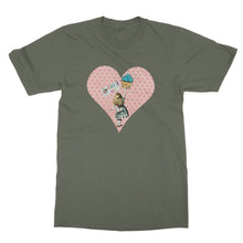 Load image into Gallery viewer, Alice in Wonderland T-Shirt - Heart Shaped Design - Softstyle T-Shirt