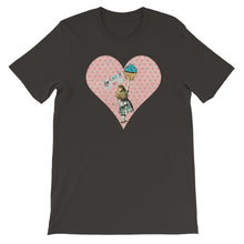 Load image into Gallery viewer, Alice in Wonderland Gift - Eat Me Design - Unisex Short Sleeve T-Shirt