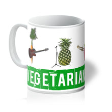 Load image into Gallery viewer, Vegetarians Rock Group Mug - Funny Vegetarian Gift