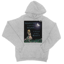 Load image into Gallery viewer, War against reality College Hoodie