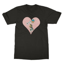 Load image into Gallery viewer, Alice in Wonderland T-Shirt - Heart Shaped Design - Softstyle T-Shirt