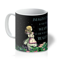 Load image into Gallery viewer, Alice in Wonderland Cheshire Cat Quote - Vintage Gift Idea

