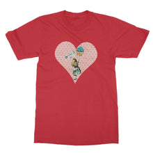 Load image into Gallery viewer, Alice in Wonderland T-Shirt - Heart Shaped Design - Softstyle T-Shirt