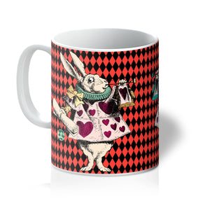 Alice in Wonderland Rabbit Mug - Quirky Gift