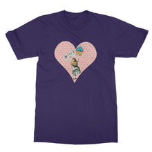 Load image into Gallery viewer, Alice in Wonderland T-Shirt - Heart Shaped Design - Softstyle T-Shirt