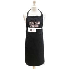 Load image into Gallery viewer, Don't Mess With The Chef Apron- Fun Novelty Gift for Chefs