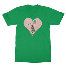 Load image into Gallery viewer, Alice in Wonderland T-Shirt - Heart Shaped Design - Softstyle T-Shirt