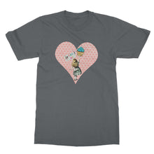 Load image into Gallery viewer, Alice in Wonderland T-Shirt - Heart Shaped Design - Softstyle T-Shirt