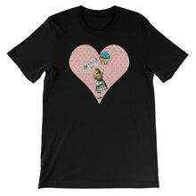 Load image into Gallery viewer, Alice in Wonderland Gift - Eat Me Design - Unisex Short Sleeve T-Shirt