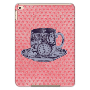 Alice in Wonderland Tablet Cases - Vintage Heart Background