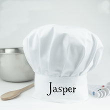 Load image into Gallery viewer, Personalised White Chef Hat - Perfect gift for Chefs and Cooks