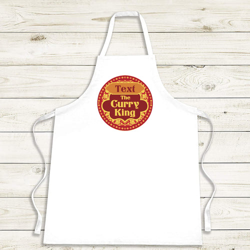 Curry King Personalised Apron - Fun Chefs Apron Gift