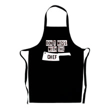 Load image into Gallery viewer, Don't Mess With The Chef Apron- Fun Novelty Gift for Chefs