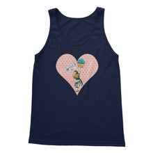 Load image into Gallery viewer, Alice in Wonderland Heart Shaped T-shirt - English Tea Time Gift
