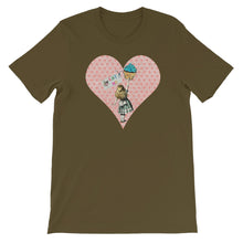 Load image into Gallery viewer, Alice in Wonderland Gift - Eat Me Design - Unisex Short Sleeve T-Shirt