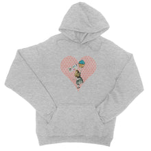 Load image into Gallery viewer, Alice in Wonderland Eat Me Hoodie - Vintage Style Alice Gift
