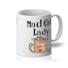 Load image into Gallery viewer, Mad Cat Lady - Funny Mug for Cat Lovers
