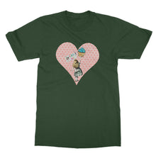 Load image into Gallery viewer, Alice in Wonderland T-Shirt - Heart Shaped Design - Softstyle T-Shirt