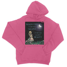 Load image into Gallery viewer, War against reality College Hoodie