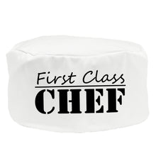 Load image into Gallery viewer, First Class Chef Skull Cap - Fun Kitchenware Gift
