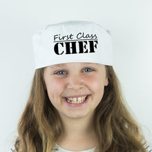 Load image into Gallery viewer, First Class Chef Skull Cap - Fun Kitchenware Gift
