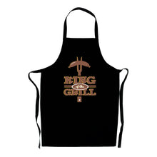 Load image into Gallery viewer, Our King of the Grill apron is a unique and thoughtful gift for chefs and all those who love to bbq or grill.
