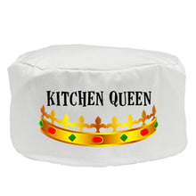 Load image into Gallery viewer, Kitchen Queen Chef Skull Cap - Quirky Kitchen Gift