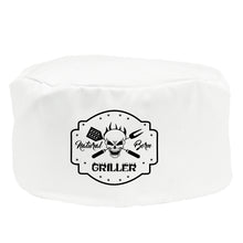 Load image into Gallery viewer, Natural Born Griller Chef Skull Cap Fun Kitchen Gift
