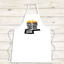Load image into Gallery viewer, Don't Mess With Chef Apron - Fun Personalised Gift