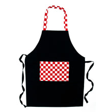 Load image into Gallery viewer, Kids apron with large checked pocket. Great kids birthday gift