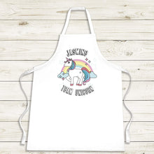 Load image into Gallery viewer, Personalised unicorn apron for children and adults