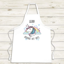 Load image into Gallery viewer, Unicorn apron for kids