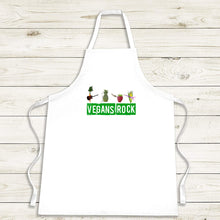 Load image into Gallery viewer, Vegan apron, perfect gift for vegans. Fun and quirky vegan gift.