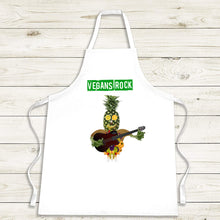 Load image into Gallery viewer, Vegans Rock Cooking Apron - Personalised Vegan Gift