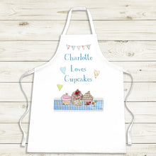 Load image into Gallery viewer, Personalised Loves Cupcakes Apron