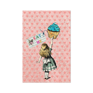 Alice in Wonderland - Eat Me  Fine Art Print