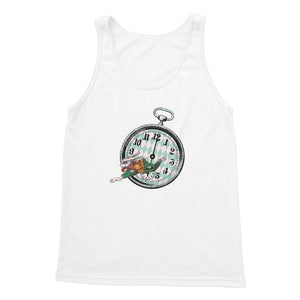 Alice in Wonderland T-shirt - White Rabbit I'm Late I'm Late - Soft style Tank Top