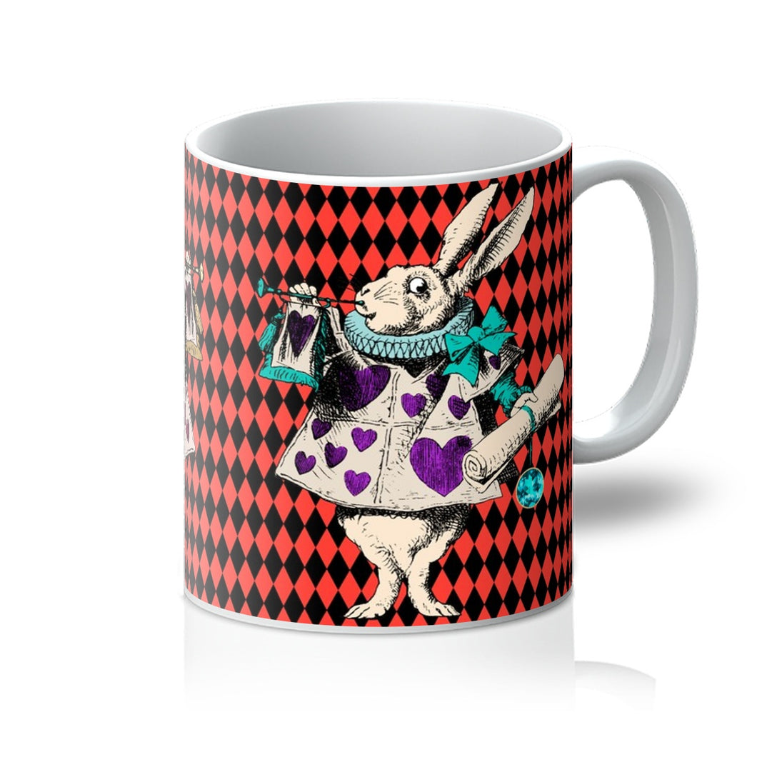 Alice in Wonderland Rabbit Mug - Quirky Kitchen Gift