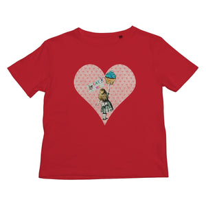 Alice in Wonderland Kids T-Shirt - Eat Me Design