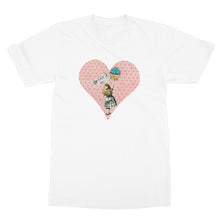 Load image into Gallery viewer, Alice in Wonderland T-Shirt - Heart Shaped Design - Softstyle T-Shirt
