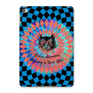 Cheshire Cat  Unique Tablet Case - Every Adventure Requires a First Step