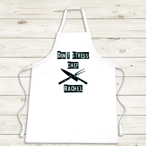 Don't Stress Chef Apron - Personalised Gift