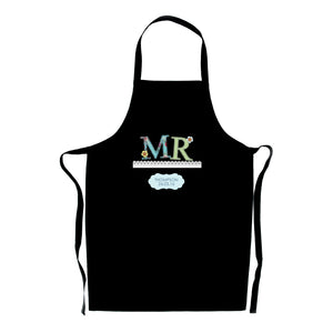 Mr & Mrs Wedding Day Apron - Personalised Gifts