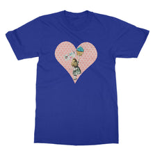 Load image into Gallery viewer, Alice in Wonderland T-Shirt - Heart Shaped Design - Softstyle T-Shirt
