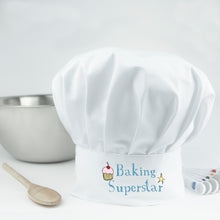 Load image into Gallery viewer, Baking Superstar Chef Hat - Quirky Kitchen Gift
