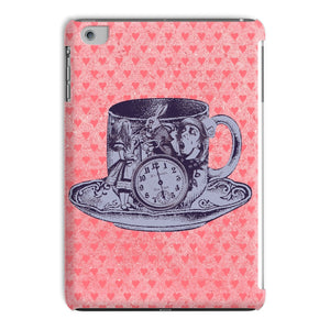 Alice in Wonderland Tablet Cases - Vintage Heart Background