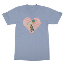 Load image into Gallery viewer, Alice in Wonderland T-Shirt - Heart Shaped Design - Softstyle T-Shirt
