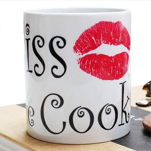Kiss The Cook Mug - Fun Gift for Chefs
