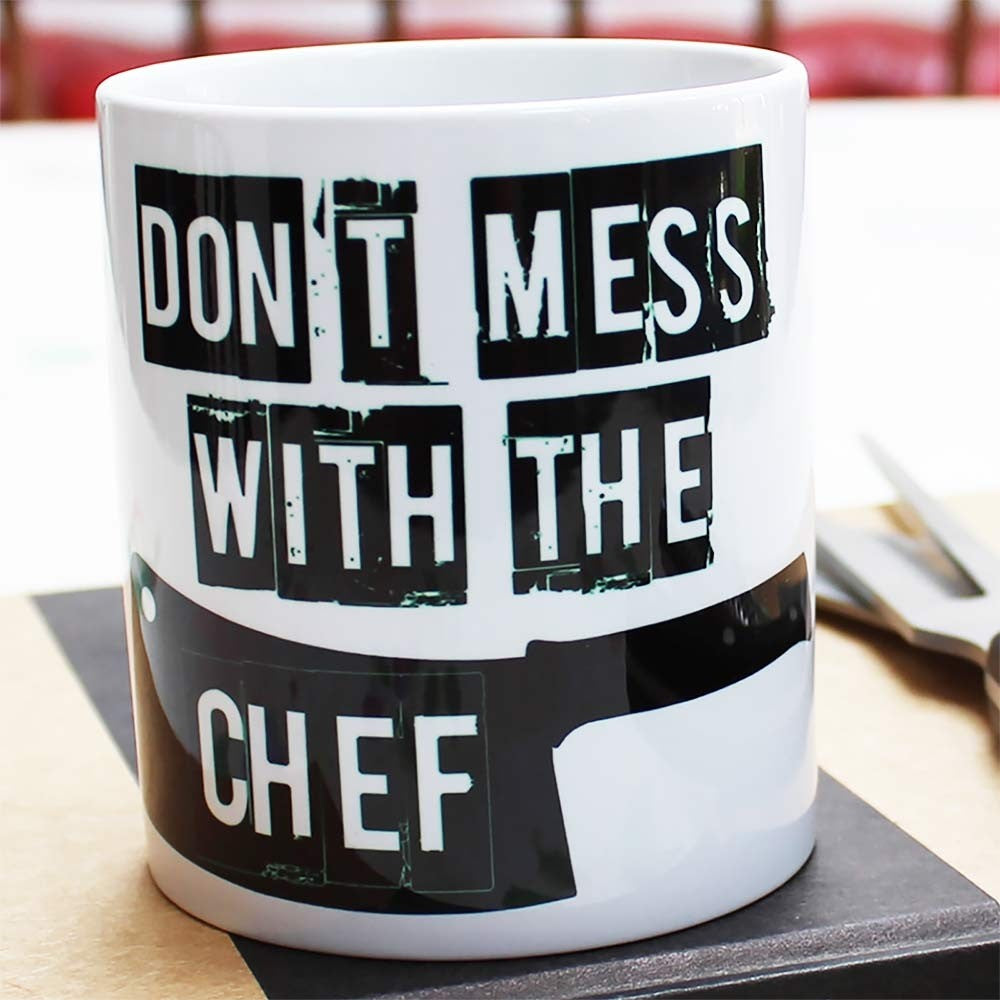 Don't Mess With The Chef Mug - Fun Gifts For Your Kitchen Boss – Cookify